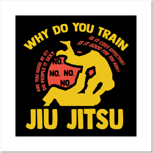 Train Jiu Jitsu gift Posters and Art